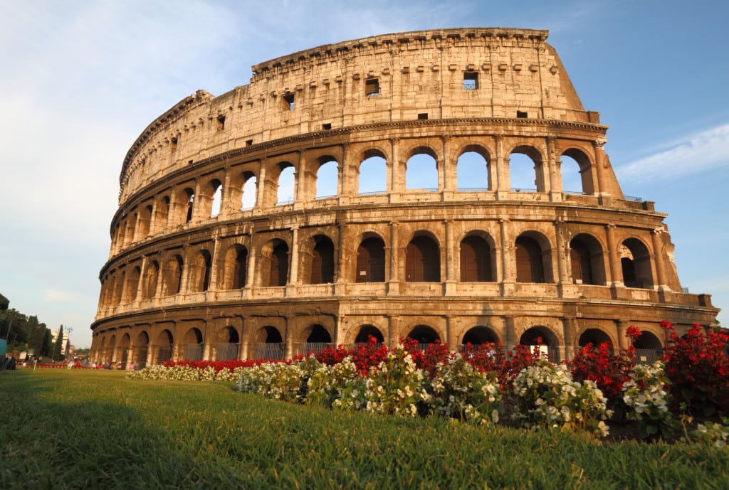 The Colosseum in Rome, Italy