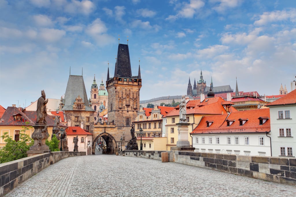 Prague View from Charles Bridge